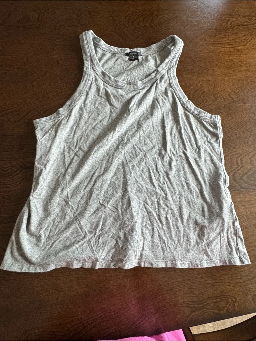 J. Crew Heather Gray Racerback Tank